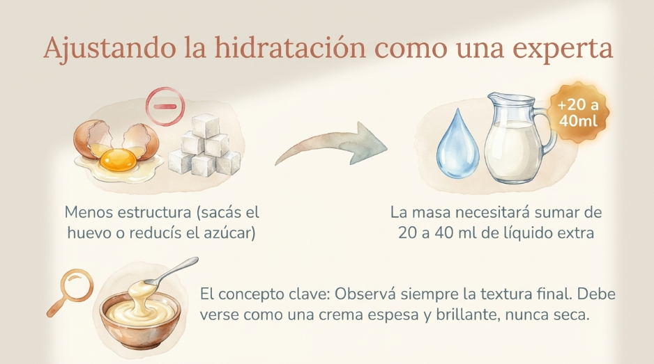 Infografía — Hidratación de harinas