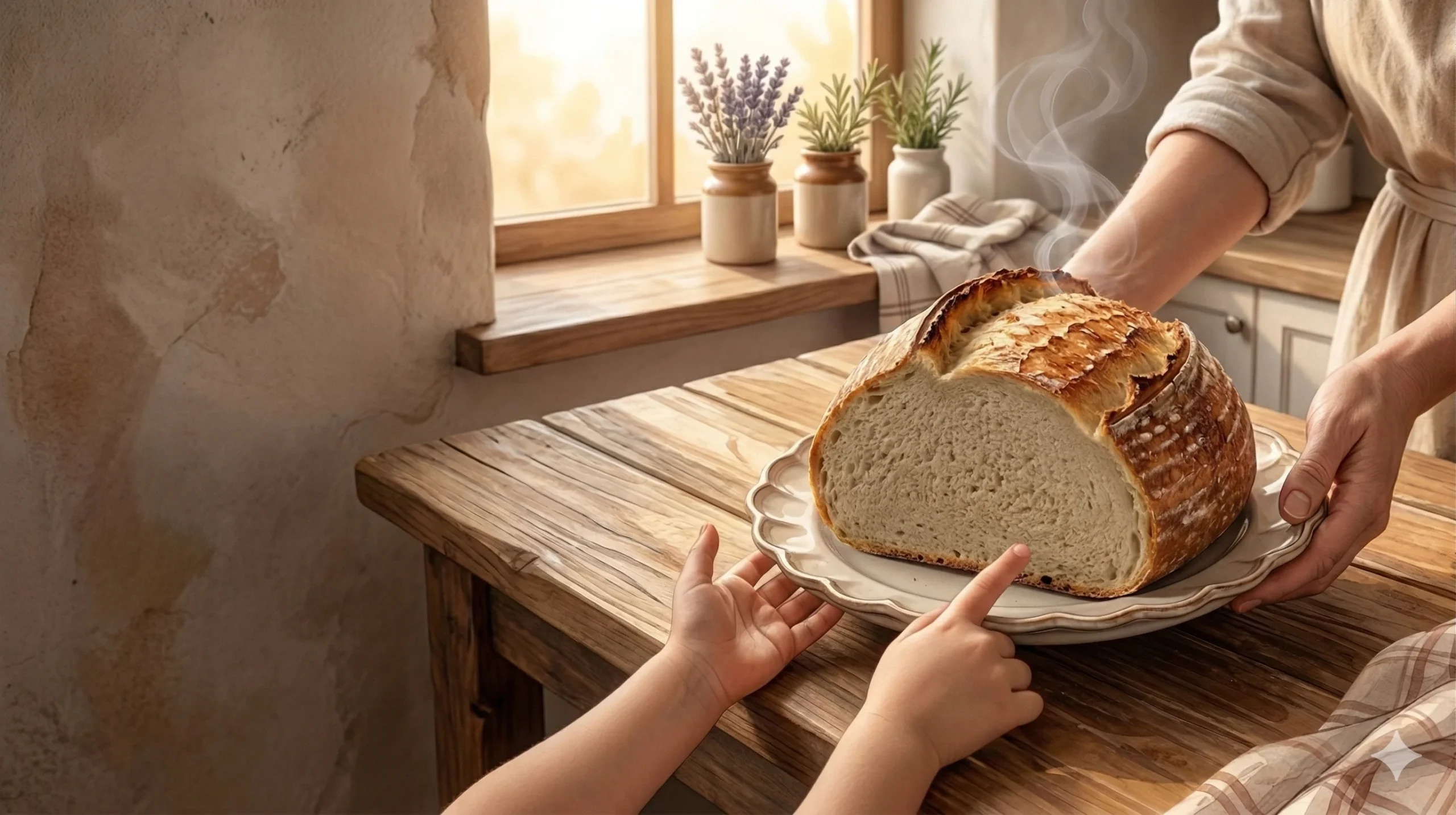 Pan sin gluten — antes del método